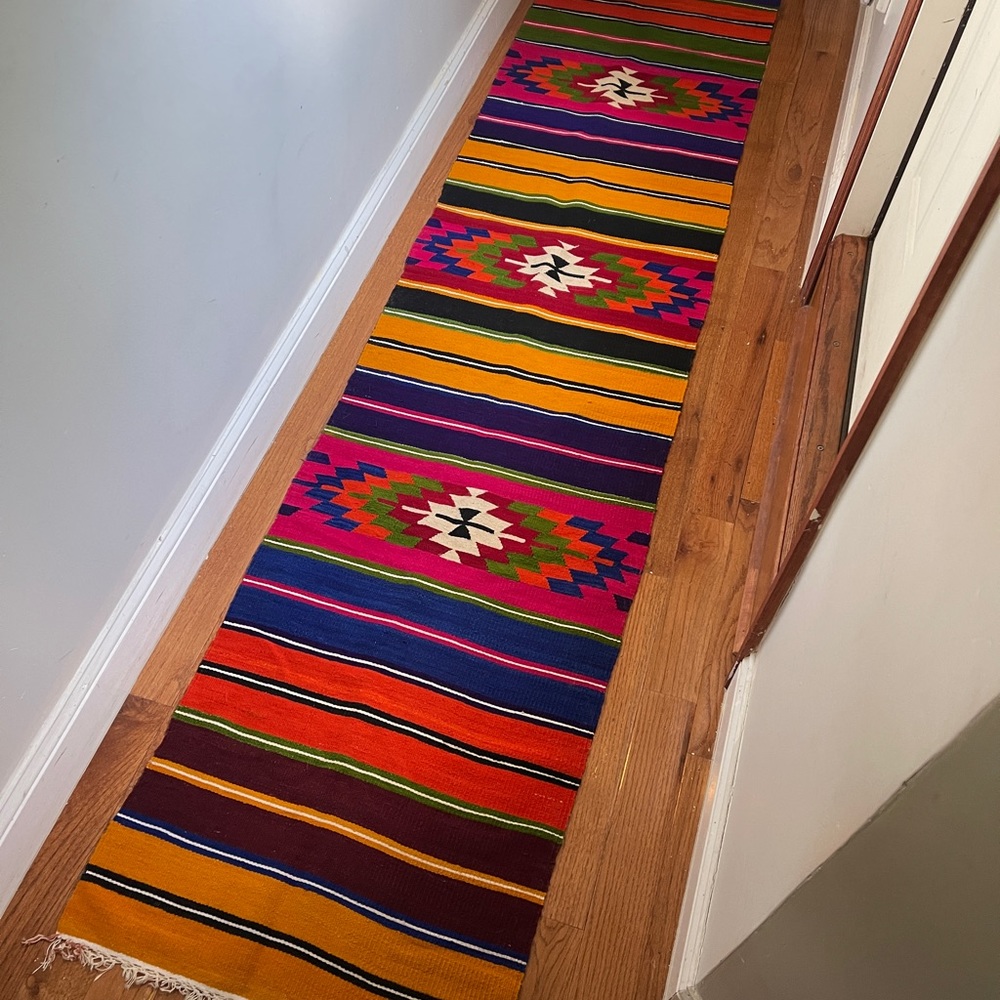 Turkish Kilim Handmade Runner Rug